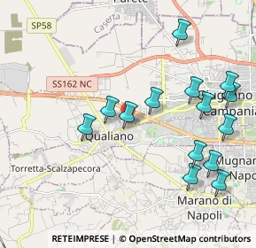 Mappa Via Antonio Gramsci, 80019 Qualiano NA, Italia (2.33714)