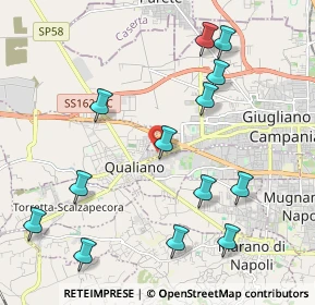 Mappa Via Antonio Gramsci, 80019 Qualiano NA, Italia (2.49385)