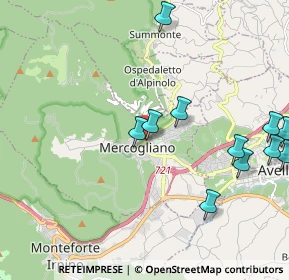 Mappa Via Michele Sant'Angelo, 83013 Mercogliano AV, Italia (2.57273)