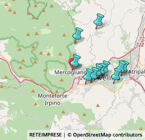 Mappa Via Michele Sant'Angelo, 83013 Mercogliano AV, Italia (3.47167)