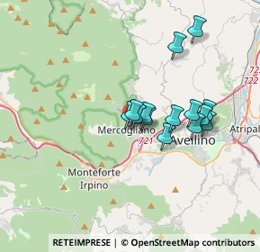 Mappa Via Michele Sant'Angelo, 83013 Mercogliano AV, Italia (2.91714)