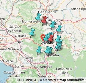 Mappa Via Stanislao Sibilia, 83013 Mercogliano AV, Italia (9.748)