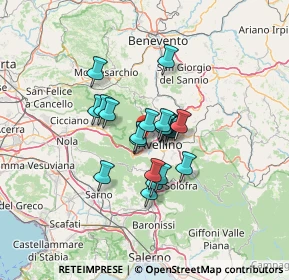 Mappa Via Stanislao Sibilia, 83013 Mercogliano AV, Italia (9.175)