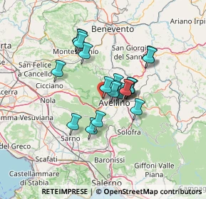 Mappa Via Stanislao Sibilia, 83013 Mercogliano AV, Italia (10.5645)