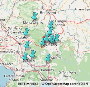 Mappa Via Stanislao Sibilia, 83013 Mercogliano AV, Italia (10.58)
