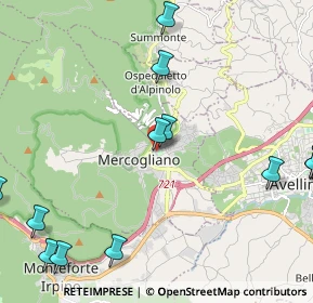 Mappa Via Stanislao Sibilia, 83013 Mercogliano AV, Italia (3.47765)