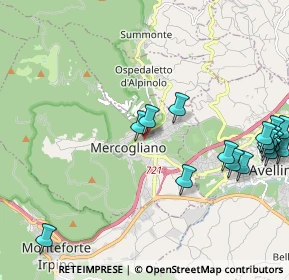Mappa Via Stanislao Sibilia, 83013 Mercogliano AV, Italia (2.82941)