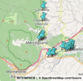 Mappa Via Stanislao Sibilia, 83013 Mercogliano AV, Italia (2.04733)