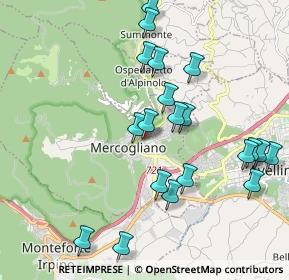 Mappa Via Stanislao Sibilia, 83013 Mercogliano AV, Italia (2.251)