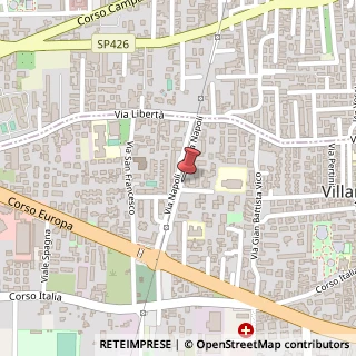 Mappa Via Napoli, 56, 80010 Villaricca, Napoli (Campania)