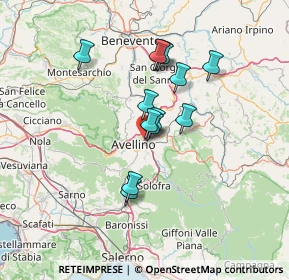 Mappa Via Fontanetta, 83100 Avellino AV, Italia (11.39385)