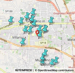 Mappa Via Giacinto Gigante, 80010 Villaricca NA, Italia (0.9785)