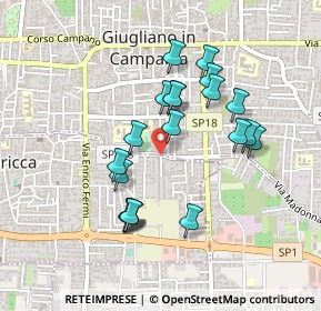 Mappa Via Giacinto Gigante, 80010 Villaricca NA, Italia (0.434)