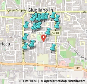 Mappa Via Giacinto Gigante, 80010 Villaricca NA, Italia (0.43)