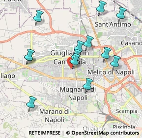 Mappa Via Giacinto Gigante, 80010 Villaricca NA, Italia (2.15538)