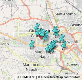 Mappa Via Giacinto Gigante, 80010 Villaricca NA, Italia (1.18875)