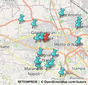 Mappa Via Giacinto Gigante, 80010 Villaricca NA, Italia (2.23563)