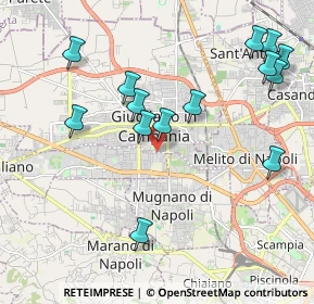 Mappa Via Giacinto Gigante, 80010 Villaricca NA, Italia (2.37643)