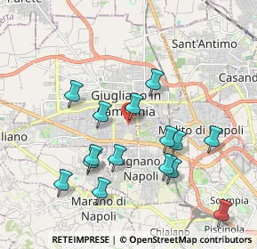 Mappa Via Giacinto Gigante, 80010 Villaricca NA, Italia (2.08)