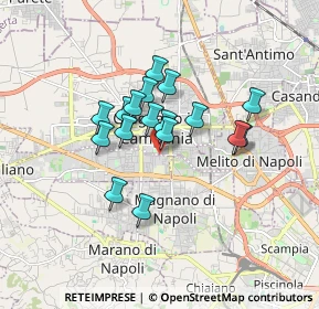 Mappa Via Giacinto Gigante, 80010 Villaricca NA, Italia (1.35882)