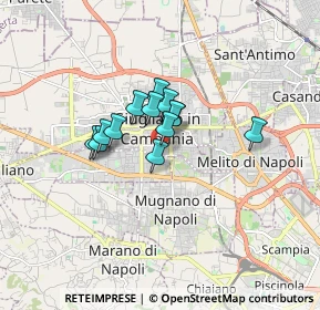 Mappa Via Giacinto Gigante, 80010 Villaricca NA, Italia (1.11923)