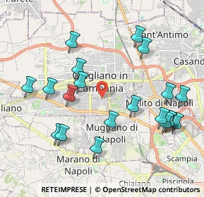 Mappa Via Giacinto Gigante, 80010 Villaricca NA, Italia (2.37)