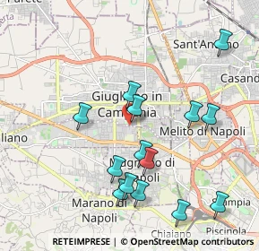 Mappa Via Giacinto Gigante, 80010 Villaricca NA, Italia (2.20214)