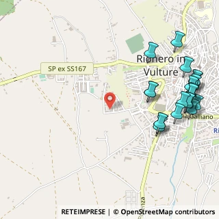 Mappa Via Roberto Rossellini, 85028 Rionero in Vulture PZ, Italia (0.7385)