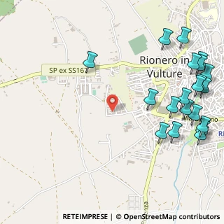 Mappa Via Roberto Rossellini, 85028 Rionero in Vulture PZ, Italia (0.801)