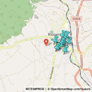 Mappa Via Roberto Rossellini, 85028 Rionero in Vulture PZ, Italia (0.77455)