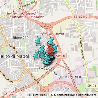 Mappa Via Cicerone, 80017 Melito di Napoli NA, Italia (0.29643)