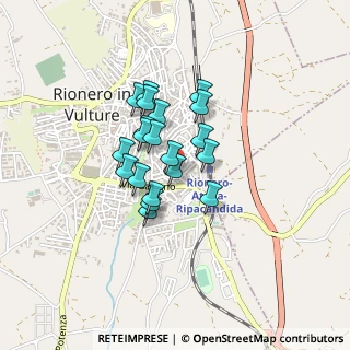 Mappa Largo Giuseppe Mazzini, 85028 Rionero in Vulture PZ, Italia (0.3115)