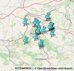 Mappa Largo Giuseppe Mazzini, 85028 Rionero in Vulture PZ, Italia (9.665)