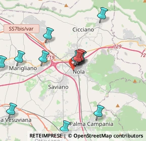 Mappa Via Anfiteatro Marmoreo, 80035 Nola NA, Italia (4.27846)
