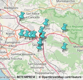 Mappa Via Anfiteatro Marmoreo, 80035 Nola NA, Italia (5.76667)