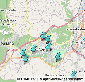 Mappa Via Cosimo Fanzago, 83100 Avellino AV, Italia (2.45818)