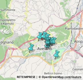 Mappa Via Cosimo Fanzago, 83100 Avellino AV, Italia (0.99455)