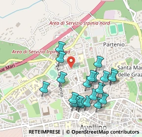 Mappa Via Cosimo Fanzago, 83100 Avellino AV, Italia (0.5265)