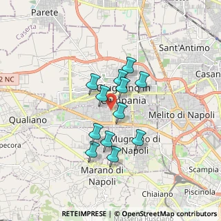 Mappa Via Orologio, 80010 Villaricca NA, Italia (1.38917)