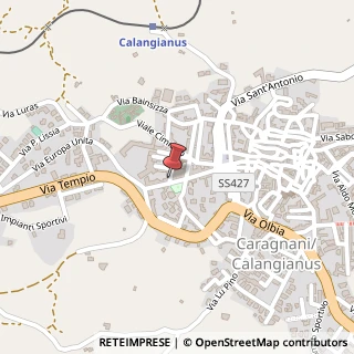 Mappa Via Vittorio Veneto, 6, 07023 Calangianus OT, Italia, 07023 Calangianus, Olbia-Tempio (Sardegna)