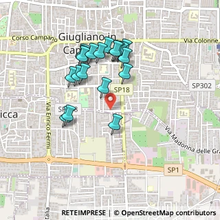 Mappa Via F. Magellano, 80010 Villaricca NA, Italia (0.465)
