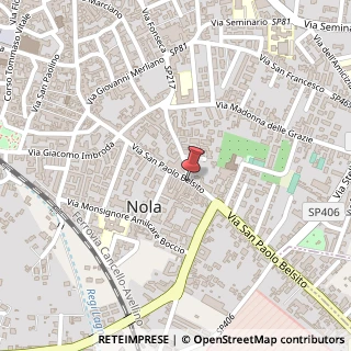 Mappa Via San Paolo Belsito, 115, 80035 Nola, Napoli (Campania)