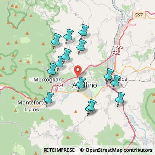 Mappa Via Aurelio Nicolodi, 83100 Avellino AV, Italia (3.87214)