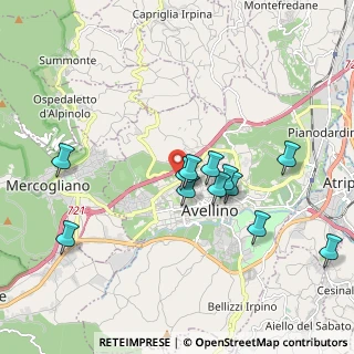 Mappa Via Aurelio Nicolodi, 83100 Avellino AV, Italia (1.92667)