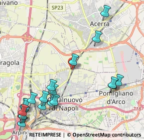 Mappa Via Caudio, 80013 Casalnuovo di Napoli NA, Italia (2.98947)