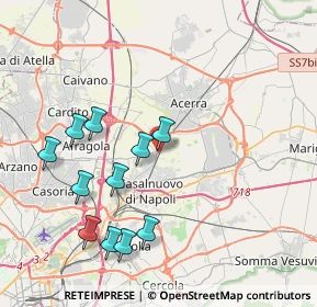 Mappa Via Caudio, 80013 Casalnuovo di Napoli NA, Italia (4.41273)