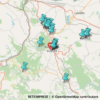 Mappa Via F. Fellini, 85028 Rionero in Vulture PZ, Italia (7.303)