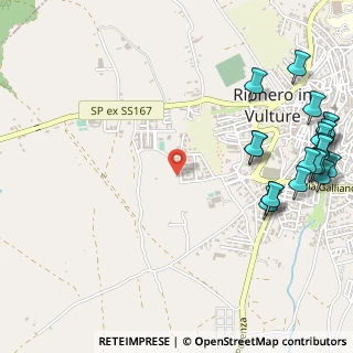 Mappa Via F. Fellini, 85028 Rionero in Vulture PZ, Italia (0.8185)