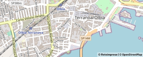 Mappa Olbia