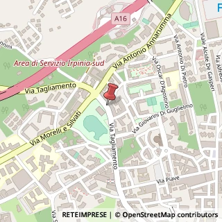 Mappa Via Tagliamento,  166, 83100 Avellino, Avellino (Campania)
